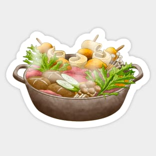 Hot Pot Illustration Sticker